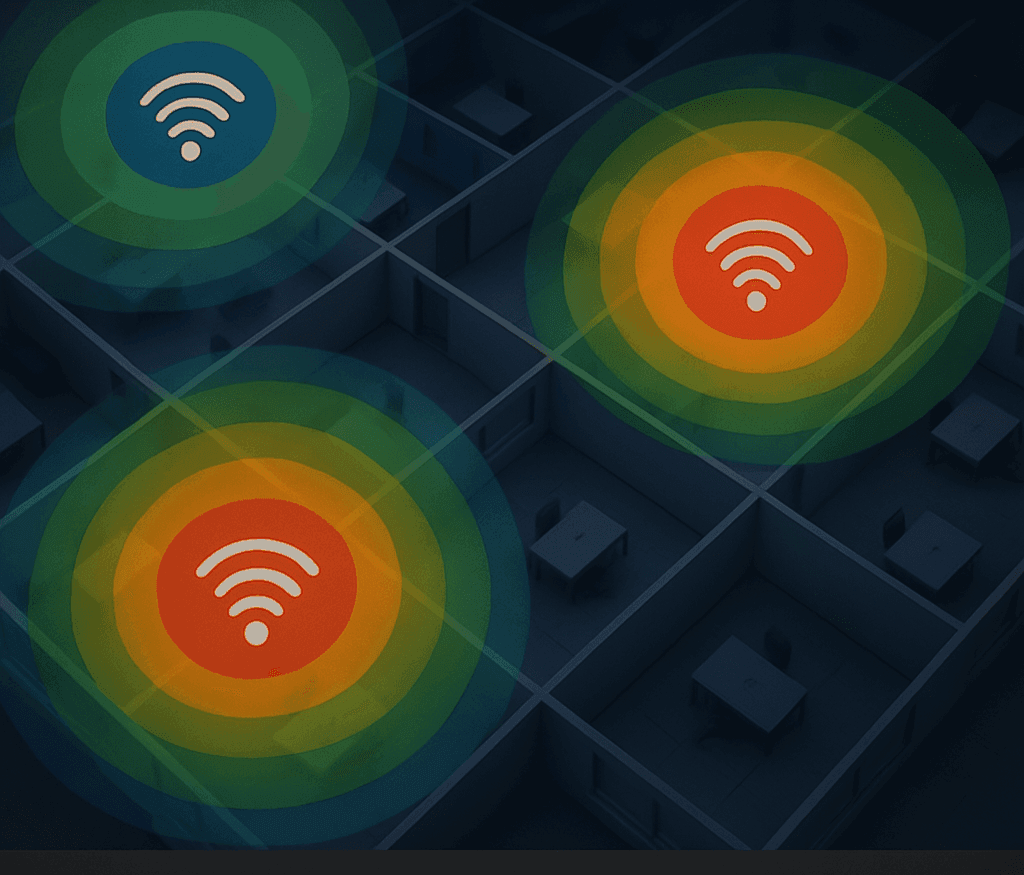 Ruckus Solutions serves NY, NJ, PA, and CT. Free Wireless Network Site Survey and Design Service Graphic